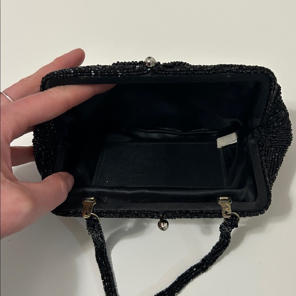 Vintage Mini Evening Beaded Clutch Purse - Picture 3 of 6